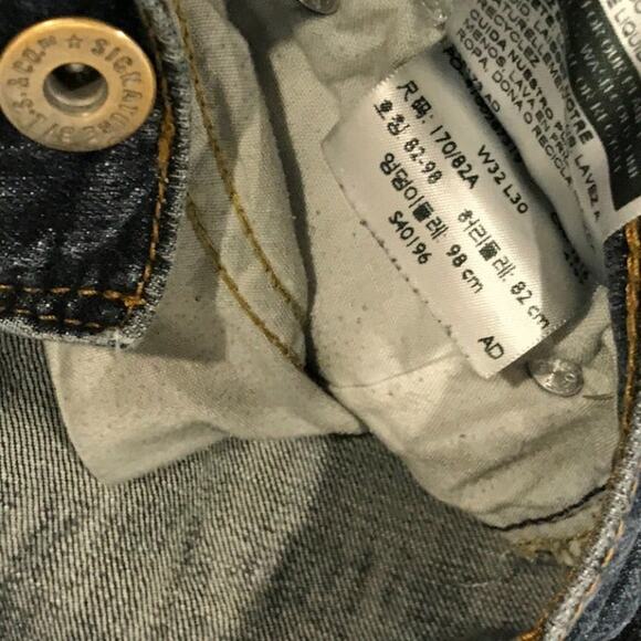 Levi's Signature Slim Straight Jeans Mens 32x30 - Picture 7 of 7